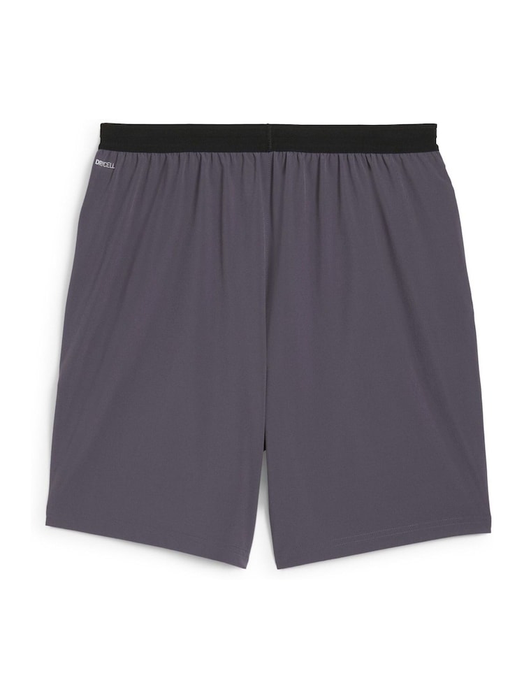 Puma Grey Mens ENERGY 7-Stretch Woven Shorts - Image 6 of 6