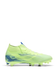 Puma Yellow Adults Ultra 5 Match Firm Ground Football Boots - Image 1 of 4