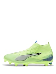 Puma Yellow Adults Ultra 5 Match Firm Ground Football Boots - Image 2 of 4