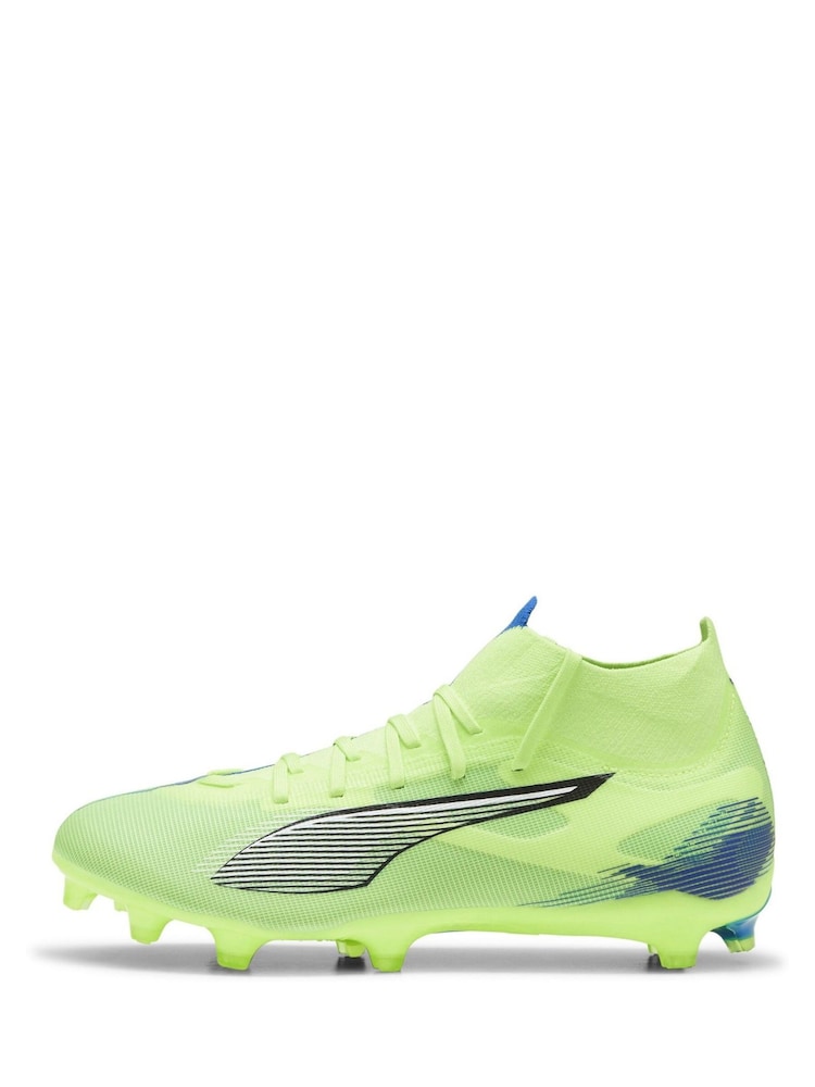 Puma Yellow Adults Ultra 5 Match Firm Ground Football Boots - Image 2 of 4