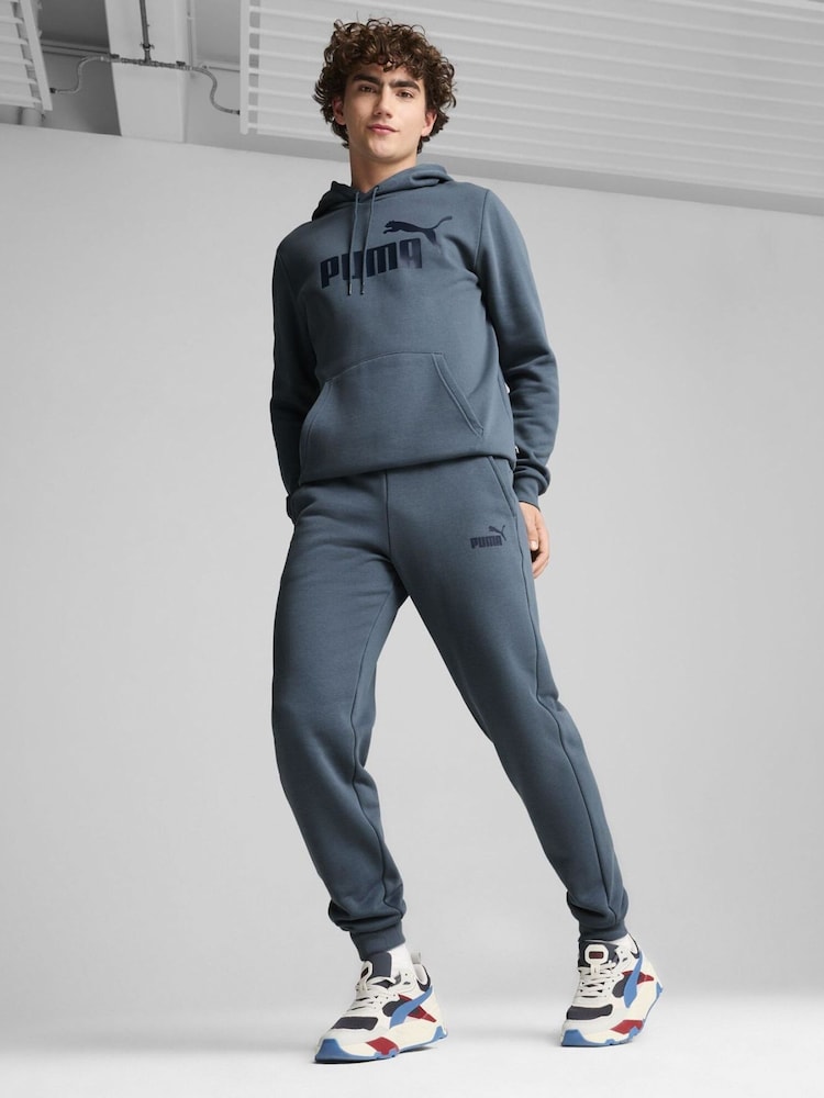 Puma Grey Mens Essentials Logo Sweatpants - Image 1 of 5