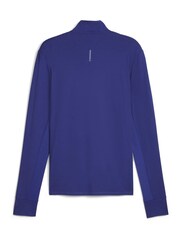 Puma Blue Blue Run Favourite Quarter-Zip Running Sweatshirt - Image 7 of 7