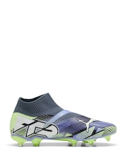 Puma Grey Mens FUTURE 7 MATCH+ FG/AG Laceless Football Boots - Image 1 of 6
