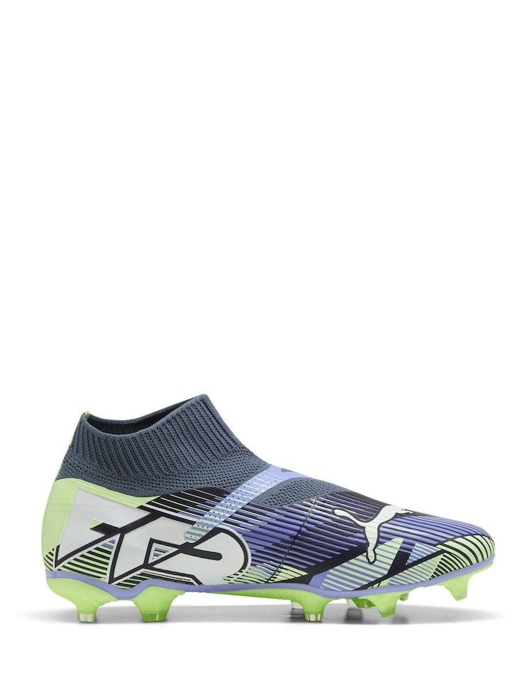 Puma Grey Mens FUTURE 7 MATCH+ FG/AG Laceless Football Boots - Image 1 of 6