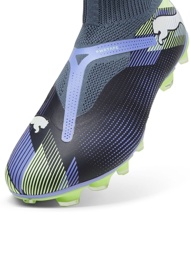 Puma Grey Mens FUTURE 7 MATCH+ FG/AG Laceless Football Boots - Image 6 of 6