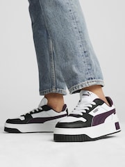 Weiß und Schwarz - Puma Carina Damen Straßenturnschuhe - Bild 1 von 6