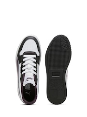 Weiß und Schwarz - Puma Carina Damen Straßenturnschuhe - Bild 5 von 6