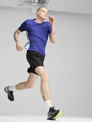 Puma Blue Mens Run Favorite T-Shirt - Image 1 of 3