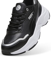 Puma Black Womens Cassia Rose Metallic Dream Sneakers - Image 6 of 6