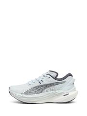 Puma Light Blue Womens Deviate NITRO™ 3 Running Shoes - Image 2 of 6