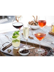 Maxwell Williams Set of 4 Clear GiftBoxed Dishwasher Safe Champagne Flute - Image 2 of 6