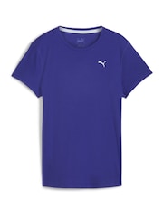 Puma Blue Womens Run Favorite T-Shirt - Image 1 of 2
