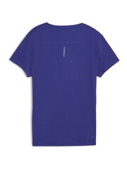 Puma Blue Womens Run Favorite T-Shirt - Image 2 of 2