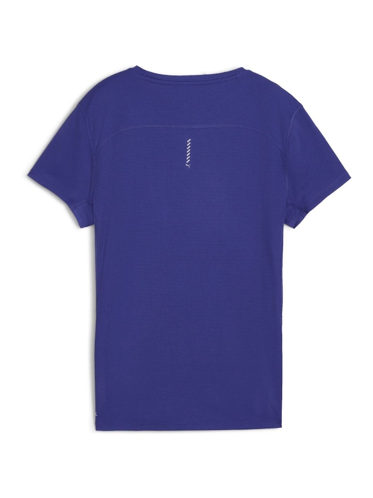Puma Blue Womens Run Favorite T-Shirt - Image 2 of 2