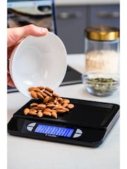Taylor Black USB Rechargeable Kitchen Scales Tare Function - Image 2 of 5