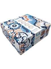 V&A Set of 4 Colourful Patterned Ceramic Pasta Bowls - Imagem 4 de 4