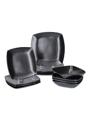 Creative Tops 12 Piece Black Square Dinner Set - Image 6 of 6