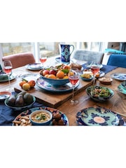 Maxwell Williams Pink Colourful Round Ceramic Food Serving Platter - Image 2 of 5