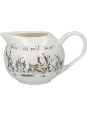 V&A White Alice in Wonderland Milk Jug and Sugar Bowl Set - Image 4 of 6