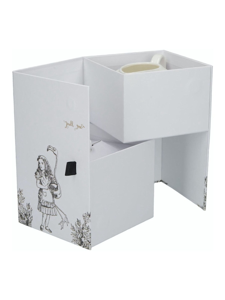 V&A White Alice in Wonderland Milk Jug and Sugar Bowl Set - Image 6 of 6