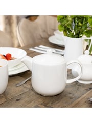 Maxwell Williams White Tall 4 Cup Bone China Teapot - Image 3 of 4