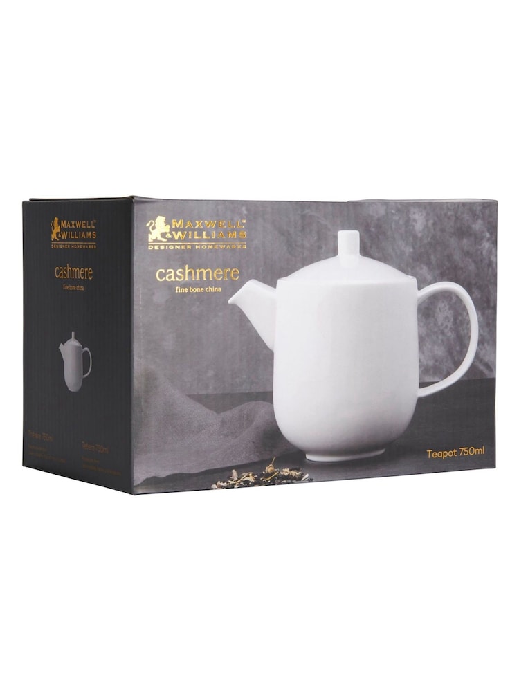 Maxwell Williams White Tall 4 Cup Bone China Teapot - Image 4 of 4