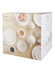 Maxwell Williams 16 Piece White Basics Diamonds Dinner Set - Image 5 of 5