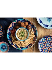 Maxwell Williams Blue Chip And Dip Platter Serving Plate And Bowl Set - Image 1 of 6