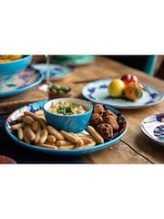 Maxwell Williams Blue Chip And Dip Platter Serving Plate And Bowl Set - Image 4 of 6