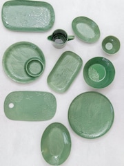 Maxwell Williams Green Large Oblong Ceramic Serving Platter - Image 2 of 3