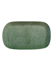 Maxwell Williams Green Large Oblong Ceramic Serving Platter - Image 3 of 3