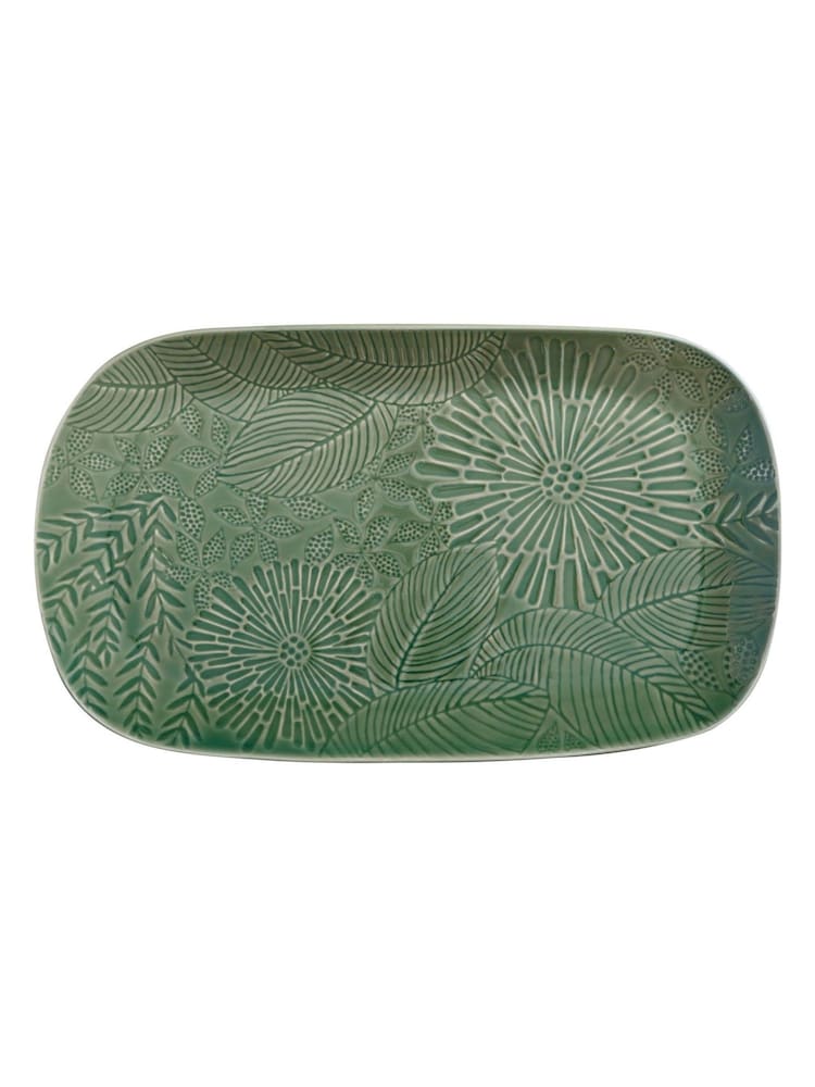 Maxwell Williams Green Large Oblong Ceramic Serving Platter - Image 3 of 3
