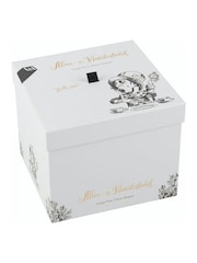 V&A White Large Alice in Wonderland China Teapot - Image 4 of 4