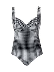 Panache Gingham Paloma Black Swimsuit - Image 3 of 3