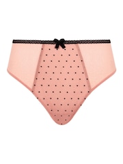 Panache Pink Gabrielle High Waist Brazilian Briefs - Image 4 of 4