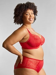 Panache Sculptresse Red Sophia Plunge Bra - Image 1 of 7