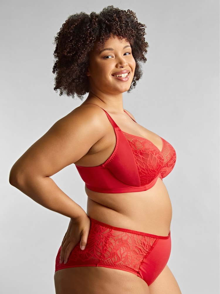 Panache Sculptresse Red Sophia Plunge Bra - Image 1 of 7 Panache Sculptresse Red Sophia Plunge Bra - Image 1 of 7