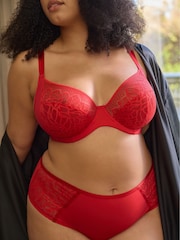 Panache Sculptresse Red Sophia Plunge Bra - Image 2 of 7