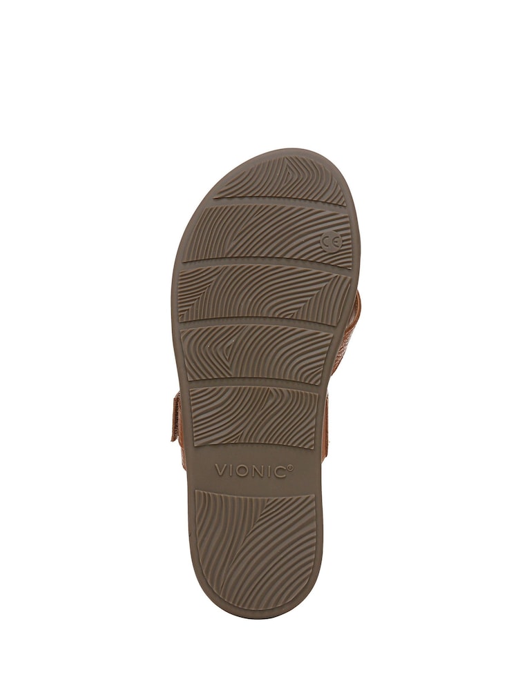 Vionic Wide Fit Carmela Toe Post Sandals - Image 6 of 7