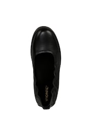 Vionic Coupe classique Uptown Ballet Noir Chaussures - Image 7 of 7