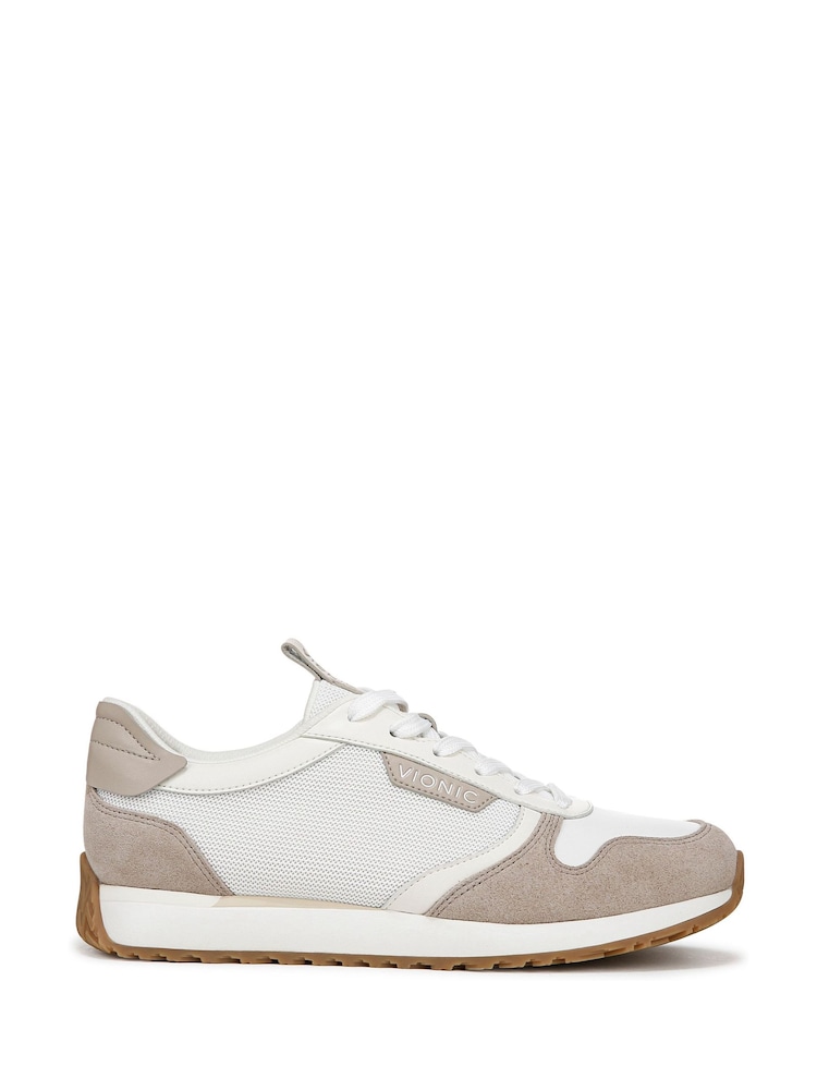Vionic Regular Fit Cream Monarch Court Inspired Trainers - Image 1 of 6