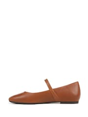 Vionic Wide Fit Mary Janes Alameda Flats - Image 2 of 7