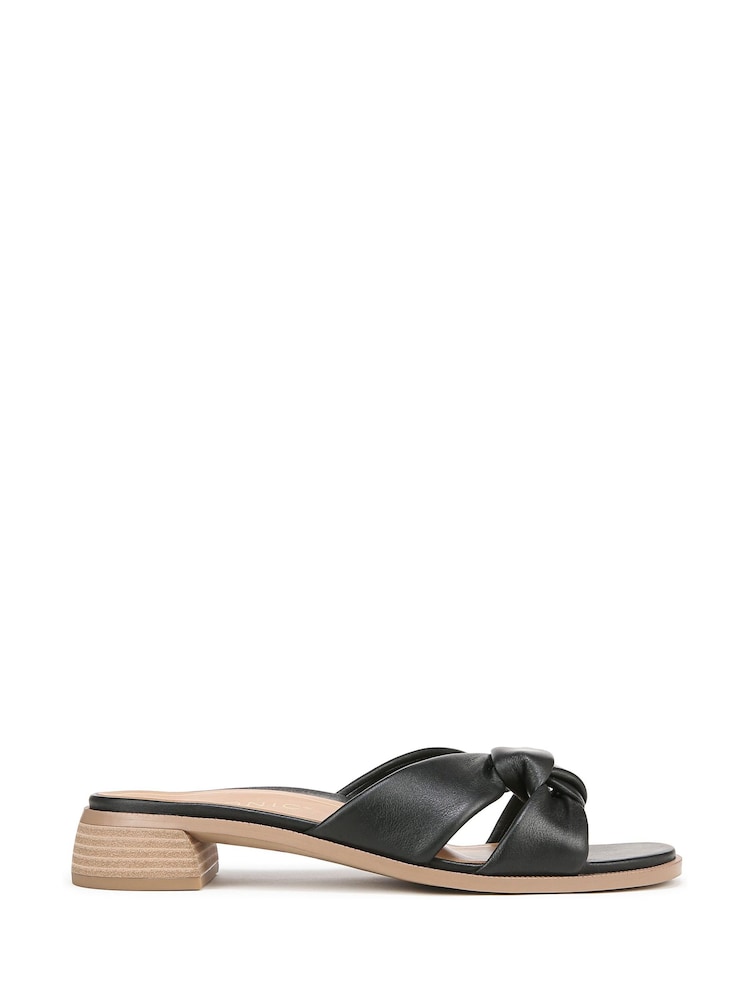 Vionic Regular Fit Mabel Black Slides - Image 1 of 6