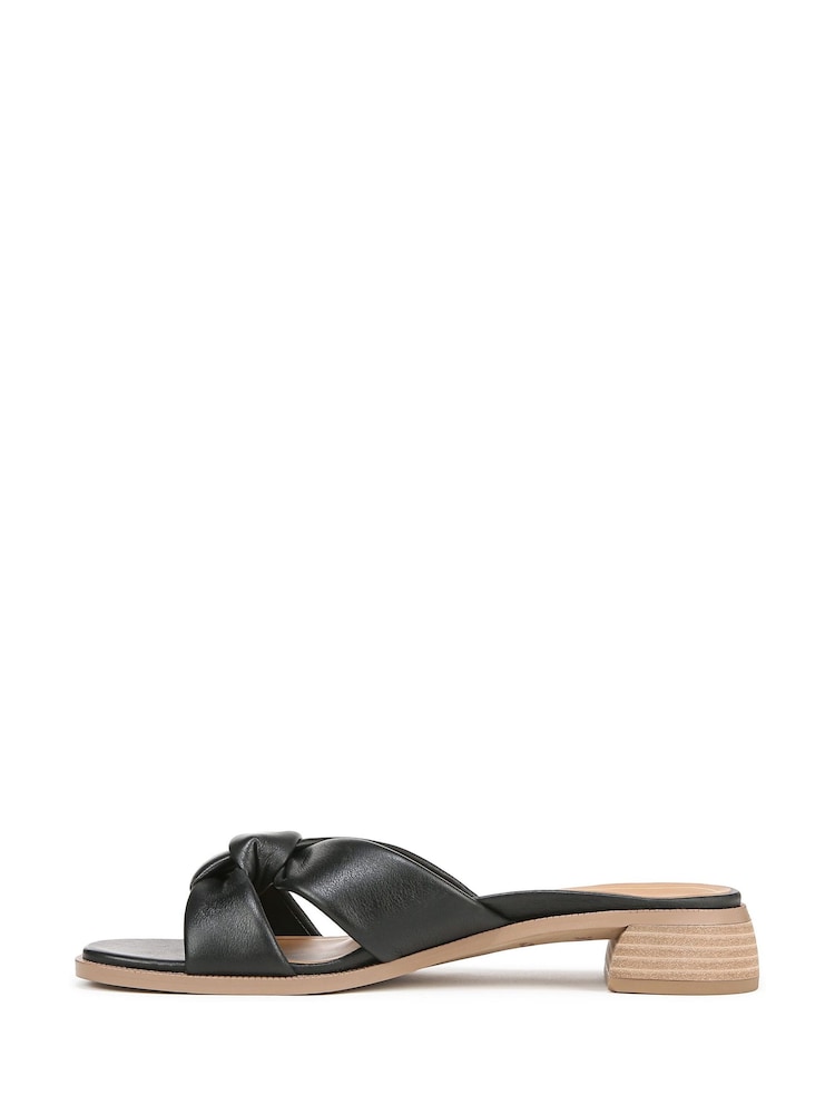 Vionic Regular Fit Mabel Black Slides - Image 2 of 6