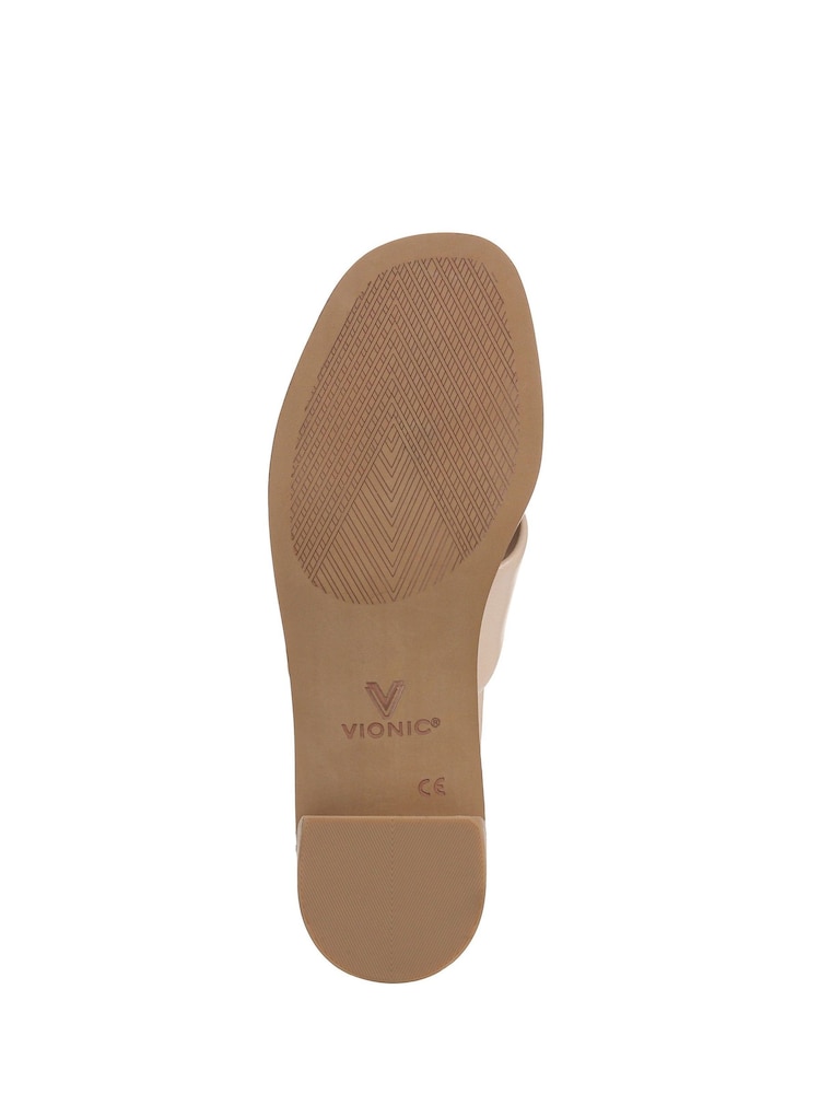 Vionic Regular Fit Mabel Black Slides - Image 6 of 6