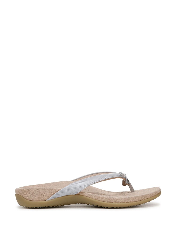 Vionic Bella Wide Fit Toe Post Brown Sandals - Image 1 of 6