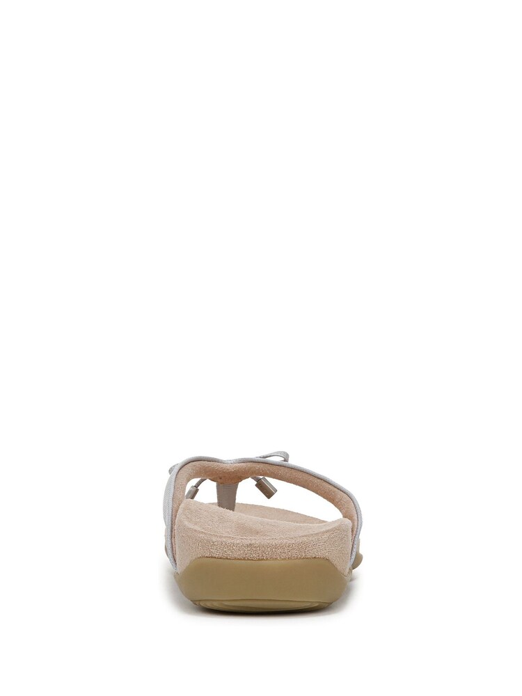 Vionic Bella Wide Fit Toe Post Brown Sandals - Image 2 of 6