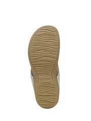 Vionic Bella Wide Fit Toe Post Brown Sandals - Image 6 of 6