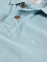 White Stuff Langarm-Poloshirt im Utility-Design aus 100 % Baumwolle - Bild 6 von 6