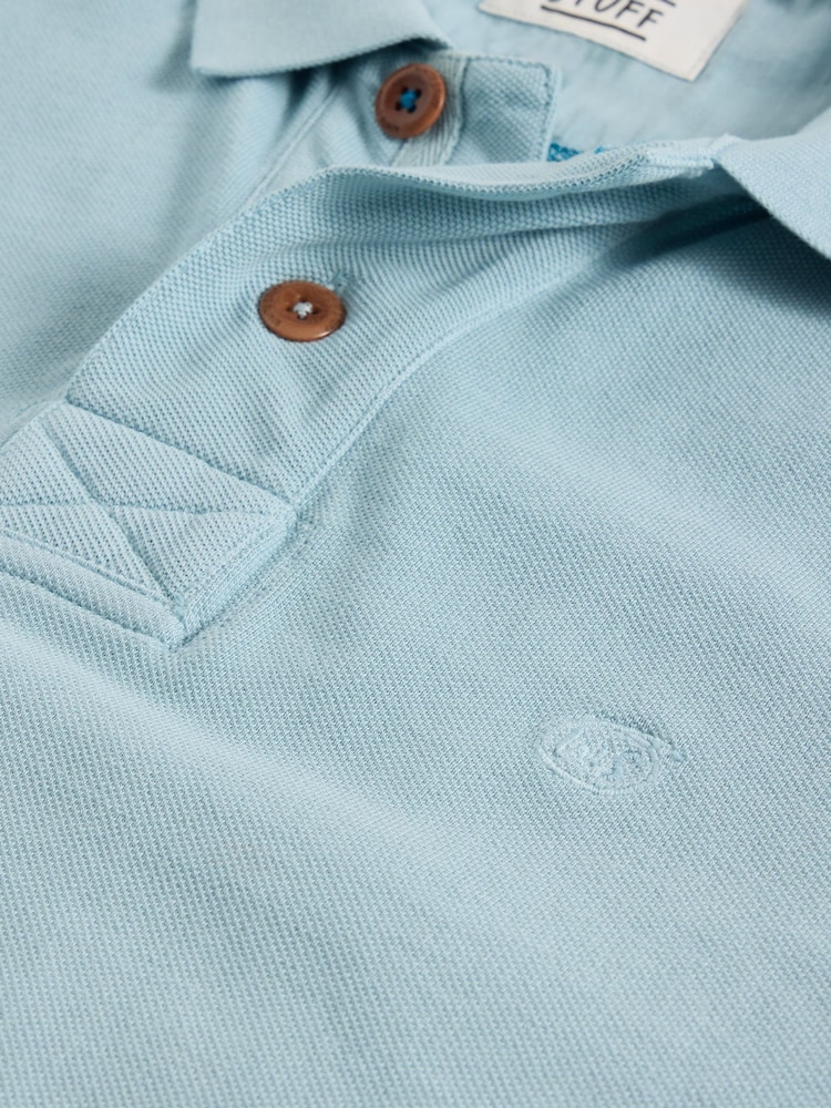 White Stuff Langarm-Poloshirt im Utility-Design aus 100 % Baumwolle - Bild 6 von 6